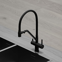 Sancos Смеситель для кухни Dora SC4003MB матовый черный – фотография-4