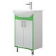 Corozo Мебель для ванной Спектр 50, зеленая – картинка-13