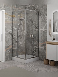 Teymi Душевой уголок Helmi 80х80 с поддоном T00601 – фотография-11