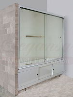Elegansa Шторка для ванны "VORHANG" TR (3100) прозрачное стекло