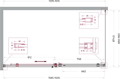 BelBagno Душевой уголок Soft Close-2 SOFT_CLOSE-2-AH-1-160/90-C-Cr 160x90 профиль хром стекло прозрачное – фотография-12