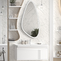 Brevita Мебель для ванной Cascade 100 подвесная белая