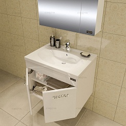 СанТа Мебель для ванной Ливерпуль 60 подвесная – фотография-3