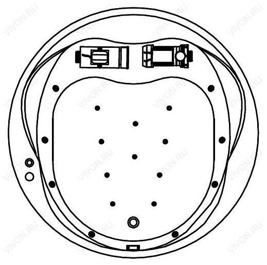 Kolpa San  Комплект гидро-аэромассажа Kolpa San Opera Elite Air (массаж: боковой, аэромассаж) – фотография-2
