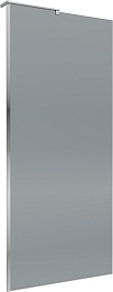 BelBagno Душевая перегородка Uno UNO-L-1-TB-90-GR-Cr 90x200 профиль хром стекло серое тонированное – фотография-1