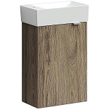Sancos Тумба с раковиной Mini 35 L дуб чарльстон раковина Element 37/21 L CN5008