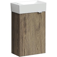 Sancos Тумба с раковиной Mini 35 L дуб чарльстон раковина Element 37/21 L CN5008