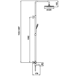 Gappo Смеситель для вынны G90 G2490-6 черная – фотография-4