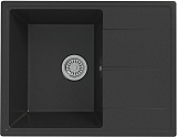 Teymi Мойка кухонная Hanna Smart 62 кварцевая черная матовая