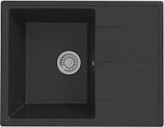Teymi Мойка кухонная Hanna Smart 62 кварцевая черная матовая