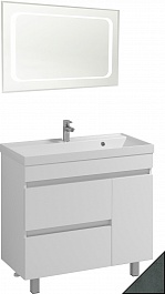Водолей Мебель для ванной Best 90 серый камень – фотография-1
