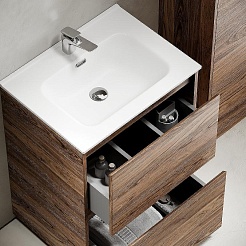 Sancos Тумба с раковиной Libra Floor 60 дуб чарльстон раковина Element 61 CN7001 – фотография-3