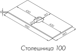 Акватон Мебель для ванной с белой столешницей Либерти 100 Одри Round дуб эльвезия – фотография-13