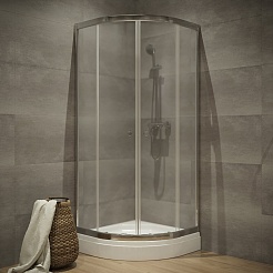 Triton Душевой уголок Альфа-хром 90/90 Щ0000049613 – фотография-3