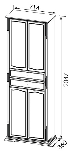 Aquanet Пенал для ванной Лагуна 70 – картинка-5