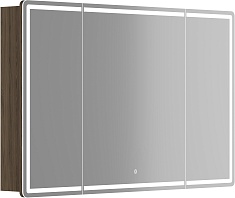 Sancos Зеркальный шкаф Mirror 120 с подсветкой дуб чарльстон