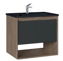Jorno Тумба под раковину Tossony 70 дуб самдал/антрацит Toss.01.70/P/DS-A/JR