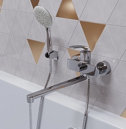 Mixline Смеситель для ванны и раковины 30k ML21-02 "Elegant" – фотография-4