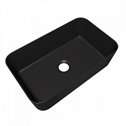 Teymi Раковина накладная в ванную Helmi Mini 48 чёрный матовый T50287 – фотография-9