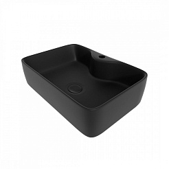 Teymi Раковина накладная в ванную Helmi S 48 чёрный матовый T50297 – фотография-7
