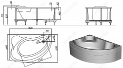 Kolpa San  Акриловая ванна Amadis NEW R BASIS – фотография-3