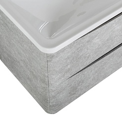 BelBagno Тумба под раковину Acqua 90 подвесная Cemento Verona Grigio – фотография-6