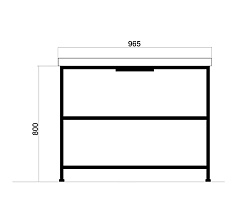Mixline Тумба с раковиной Бруклин 100 дуб бунратти – фотография-5