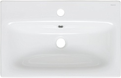 Runo Тумба с раковиной Капри 60 подвесная белая – фотография-6