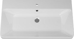 Brevita Тумба с раковиной Victory 80 подвесная белая – фотография-6