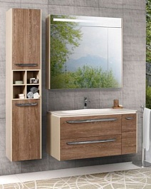 Акватон Мебель для ванной "Блент 100" крем/дуб – фотография-1