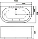 WeltWasser Акриловая ванна WW HB Seiler 170x80 WT с гидромассажем – картинка-6