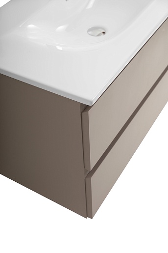 BelBagno Тумба под раковину Kraft 90 подвесная Бежевый матовый – фотография-4