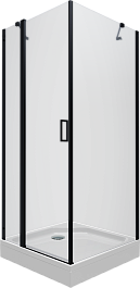 Triton Душевой уголок Йота-Блэк 90/90 Щ0000054037 – фотография-1