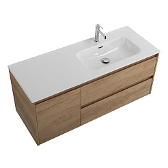 BelBagno Тумба под раковину Kraft 120 R подвесная Rovere Nebrasca Nature – фотография-5
