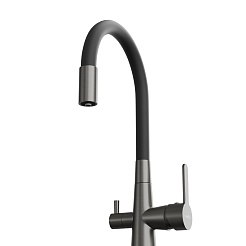 Tokito Смеситель для кухни AISAI вороненая сталь TOK-AIS-1019 – фотография-2