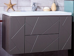 Бриклаер Тумба для умывальника Кристалл 100 – фотография-1