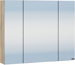 СанТа Мебель для ванной под стиральную машину Марс 80 R белая/янтарное дерево – фотография-14