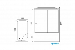 Royal Bath Душевая кабина RB 8100BP3-WT-R – фотография-2