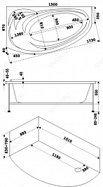 Bas Акриловая ванна Фэнтази 150 L – фотография-2