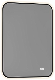 Aquanet Зеркало Контур 60x80 Led TX с подсветкой и антизапотеванием черное – фотография-2