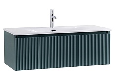 BelBagno Тумба под раковину Uno 100 с 1 ящиком подвесная Голубой матовый