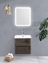 BelBagno Тумба под раковину Albano-Cer 50 подвесная Rovere Nature Grigio – фотография-9