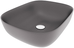 Teymi Раковина накладная Solli 50 Artceramic T50391 графит матовый – фотография-2
