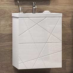 Vigo Мебель для ванной Geometry 2-500 белая – фотография-4