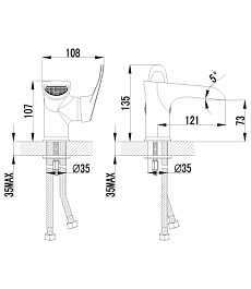 Lemark Смеситель "Omega LM3146C" для раковины – фотография-2