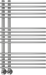 Terminus Полотенцесушитель водяной Астра П15 70x800 хром – фотография-1