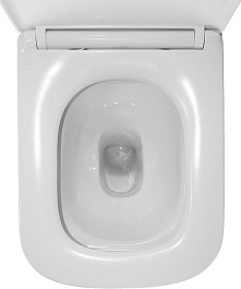 Azario Унитаз-компакт Kashmir AZ-9143S безободковый с бачком с сиденьем микролифт белый – фотография-11