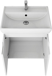 Dreja Тумба под раковину Q (D) 60 подвесная белая – фотография-7