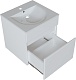 Mixline Тумба под раковину Брикс 50 подвесная белая – картинка-8