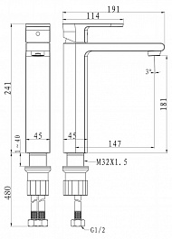 BelBagno Смеситель для раковины Terra TER-LMC-CRM Хром – фотография-2